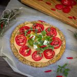 Falafel pizza